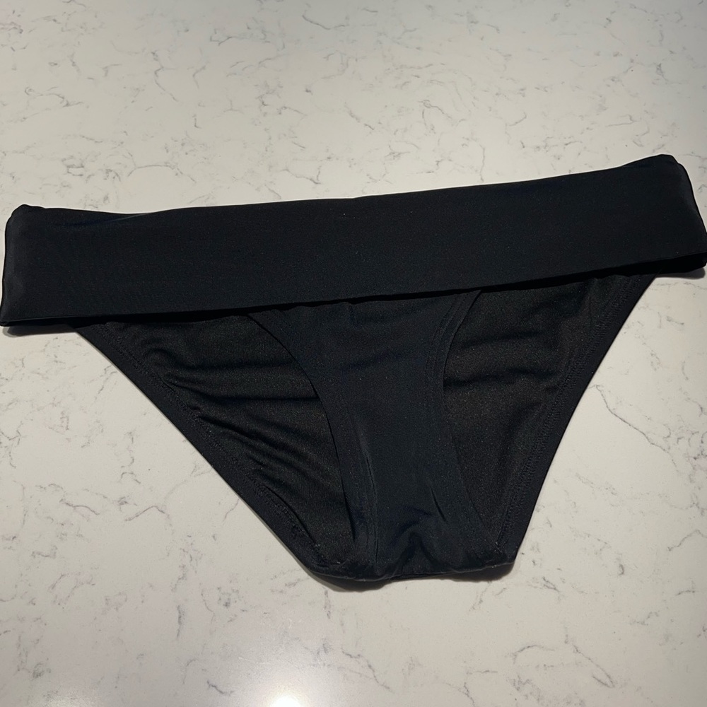 victoria’s secret black swim bottom